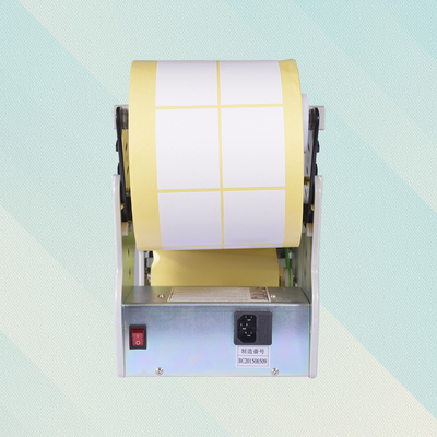 Dispenser Label Listrik Otomatis 130mm / Detik CE Untuk Stiker Transparan