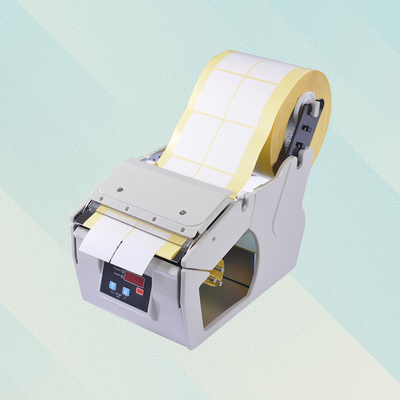 Dispenser Label Listrik Otomatis 130mm / Detik CE Untuk Stiker Transparan