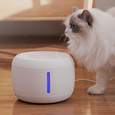 1.5W Smart Cat Drink Fountain Plug And Play Dengan Filter Ion Karbon Aktif