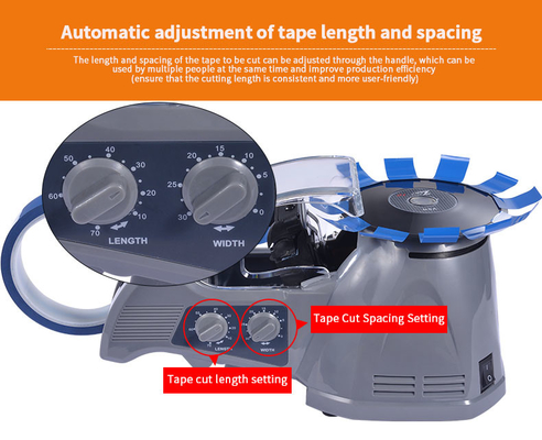 NSA Gummed Paper Turntable Tape Dispenser, Dispenser Tape Sealing Otomatis