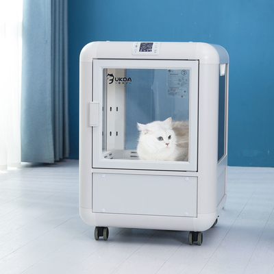 220V Otomatis Pet Drying Box Kabinet Pengeringan Kebisingan Rendah Perawatan Anjing