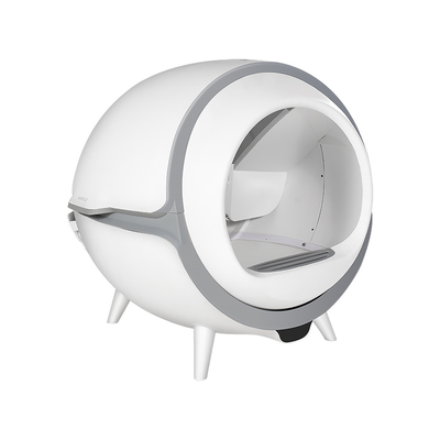 WiFi Auto Cat Litter Box Besar Portabel Hands Free Automatic Shoveling