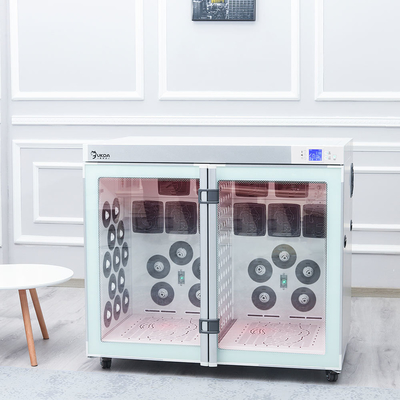Kotak Pengeringan Hewan Peliharaan Profesional Salon Hewan Peliharaan 220V 2700W PTC Untuk Anjing Besar