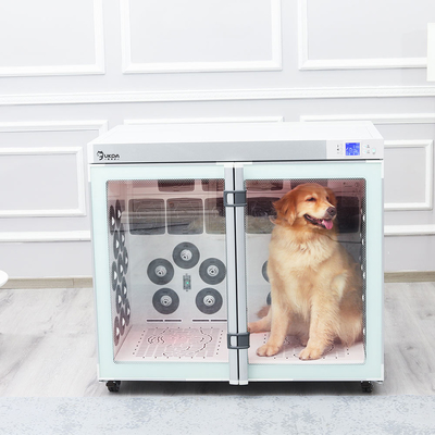 Ruang Kering Hewan Peliharaan Portabel Untuk Anjing Mensterilkan 140Kg 220V 2700W Dengan 8 Blower
