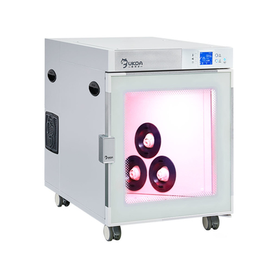 Ruang Pengeringan PET Portabel 2 Blower, Keamanan Kandang Pengering Hewan Peliharaan 1200W